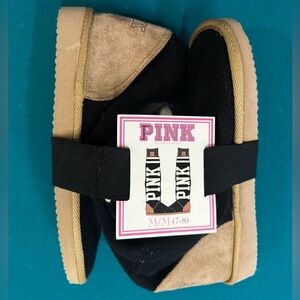 NWT PINK Victorias Secret Cozy Slippers